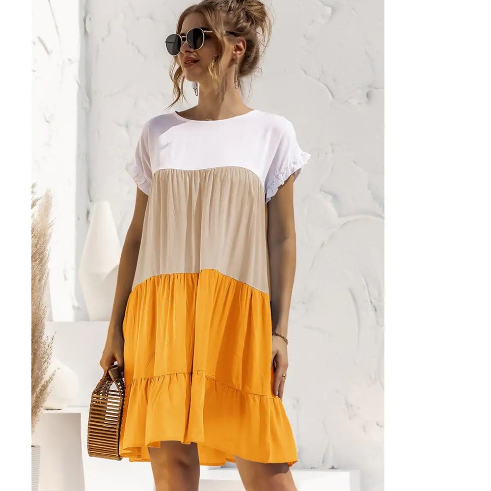 Sunrise Ruffle Dress